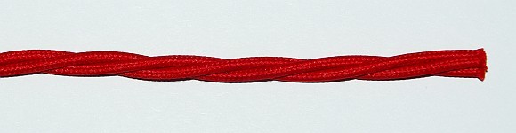 Verseilte Textilleitung FRTX-HFX 3G0,75 rot